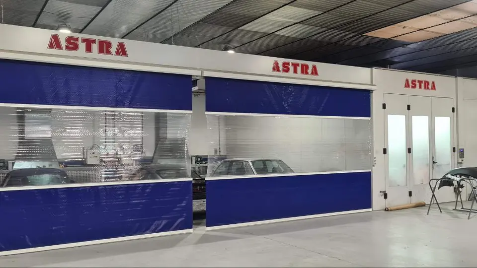 Cabinas de pintura presurizadas ASTRA del taller