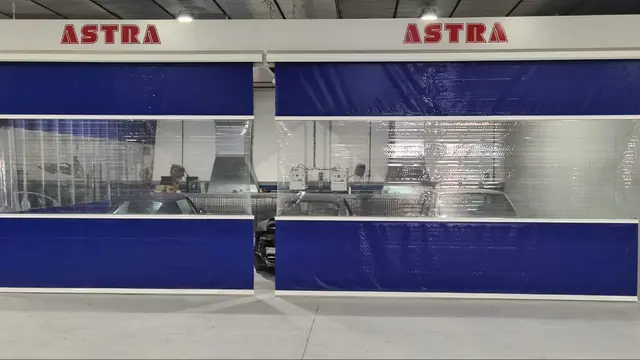 Puertas de acceso a las cabinas de pintura